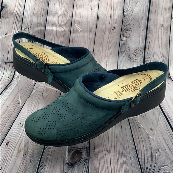 Flyflot slip on Casual sling back shoe Sz 10 - Picture 2 of 5